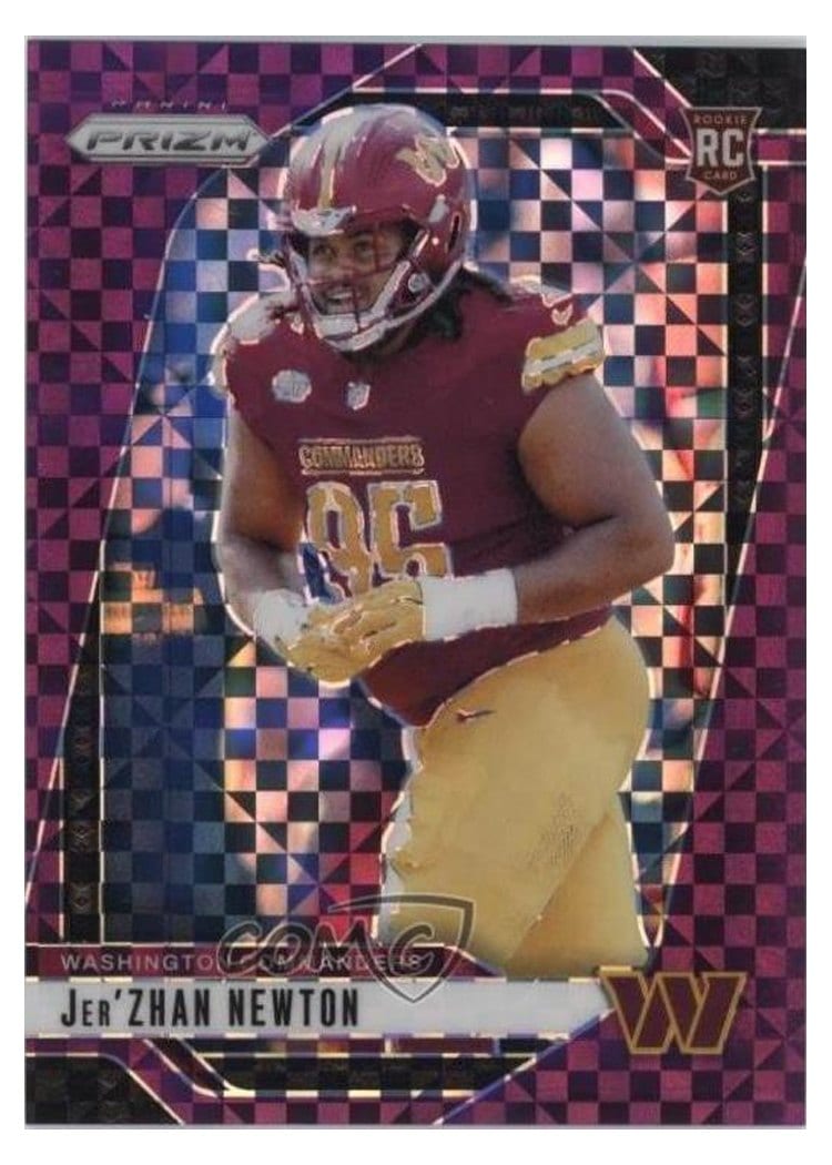 2024 Panini Prizm Base Set Jer'Zhan Newton #351 card
