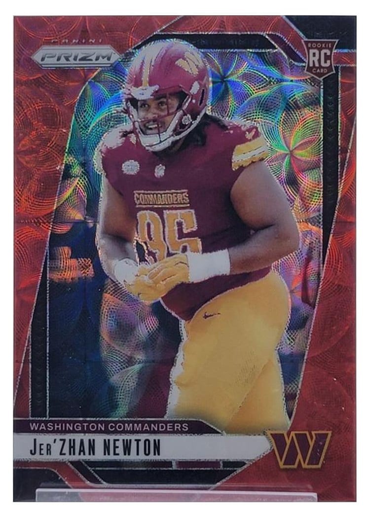 2024 Panini Prizm Base Set Jer'Zhan Newton #351 card