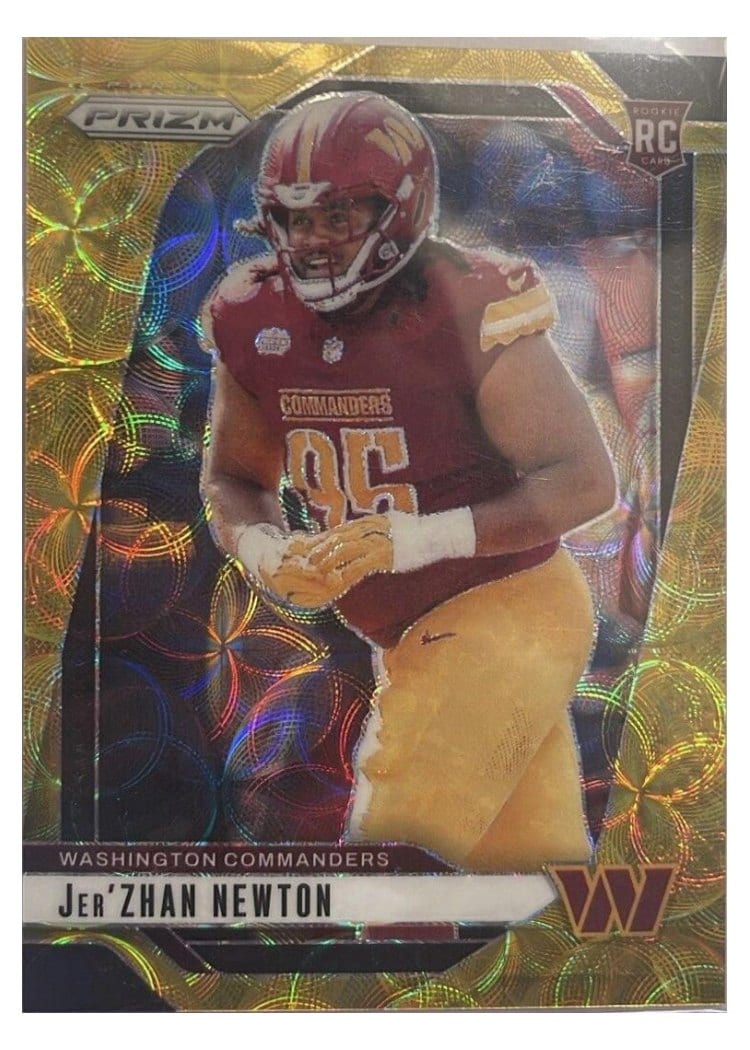 2024 Panini Prizm Base Set Jer'Zhan Newton #351 card