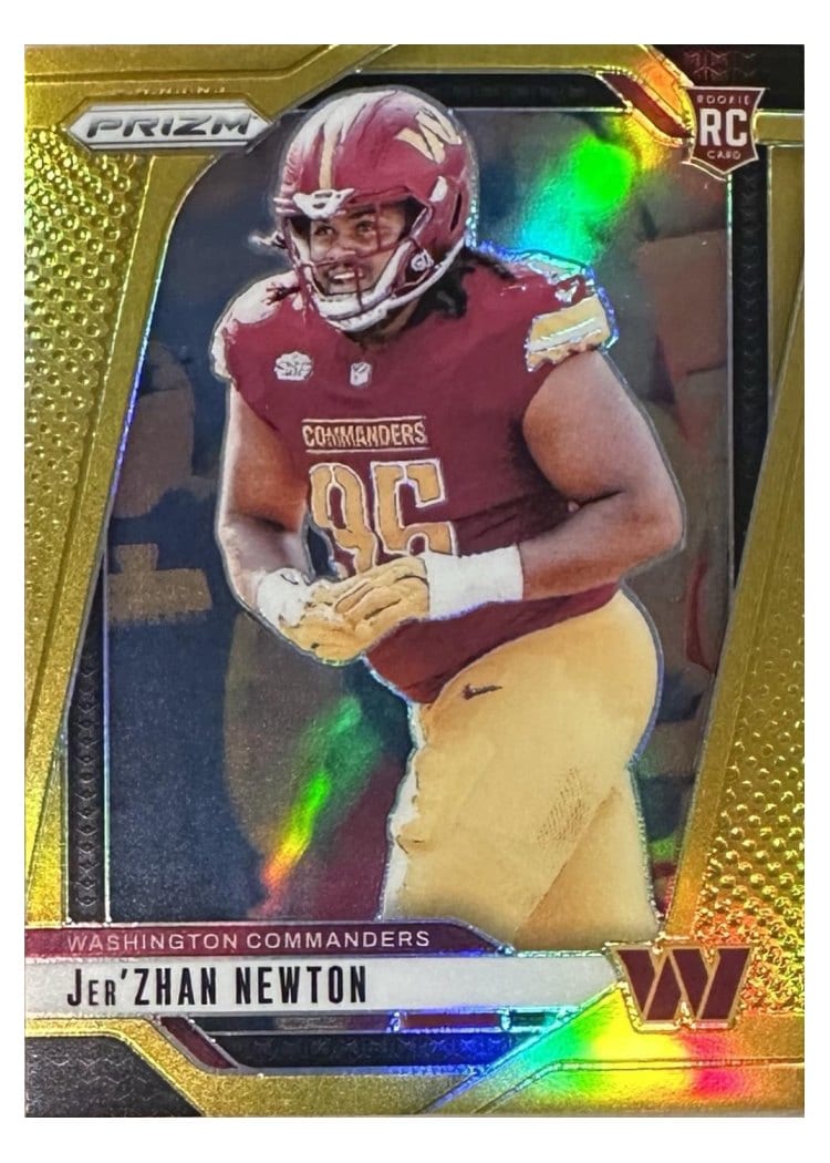 2024 Panini Prizm Base Set Jer'Zhan Newton #351 card