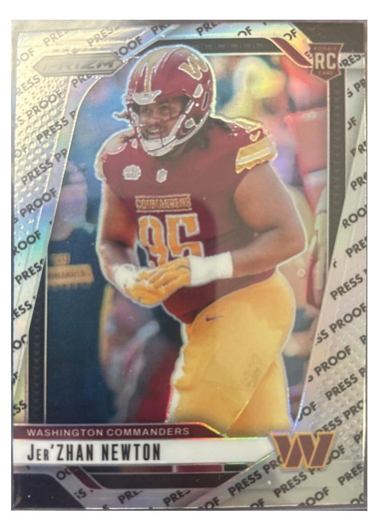 2024 Panini Prizm Base Set Jer'Zhan Newton #351 card