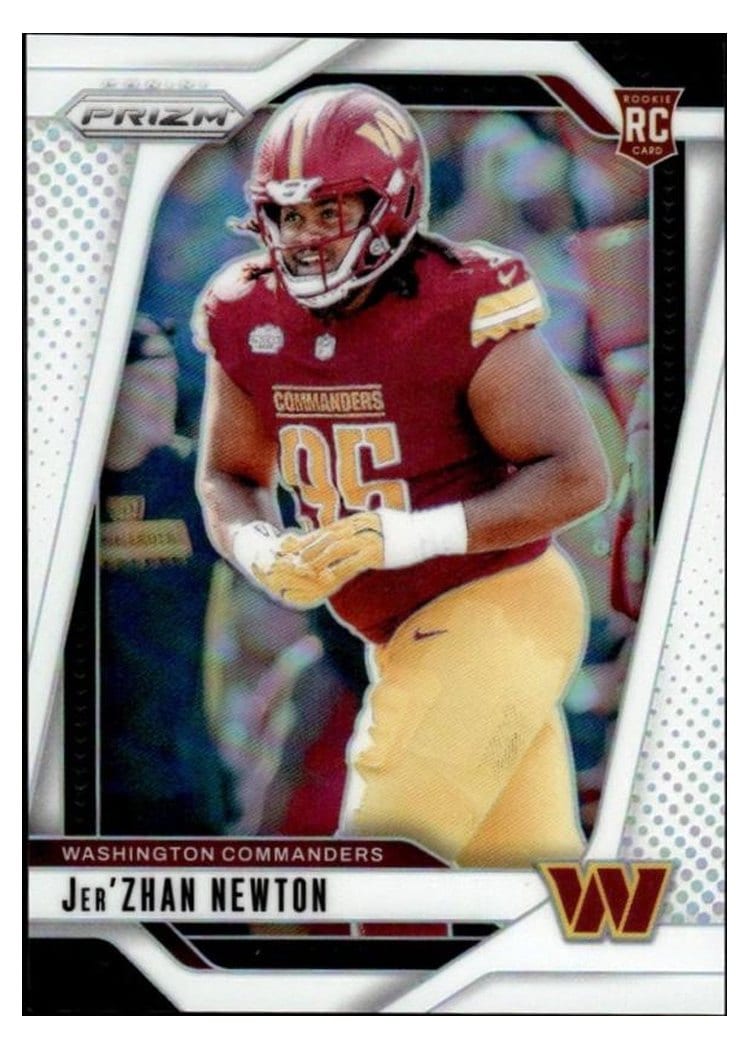2024 Panini Prizm Base Set Jer'Zhan Newton #351 card