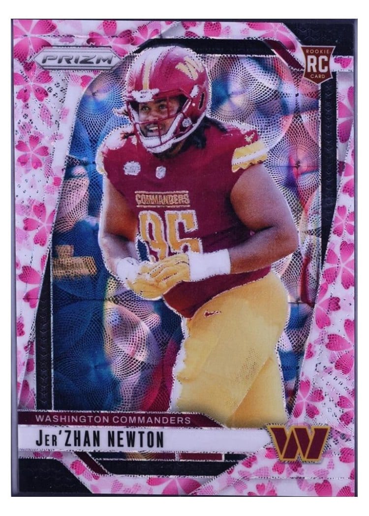 2024 Panini Prizm Base Set Jer'Zhan Newton #351 card