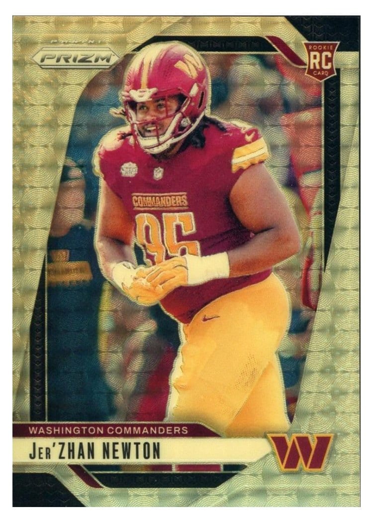 2024 Panini Prizm Base Set Jer'Zhan Newton #351 card