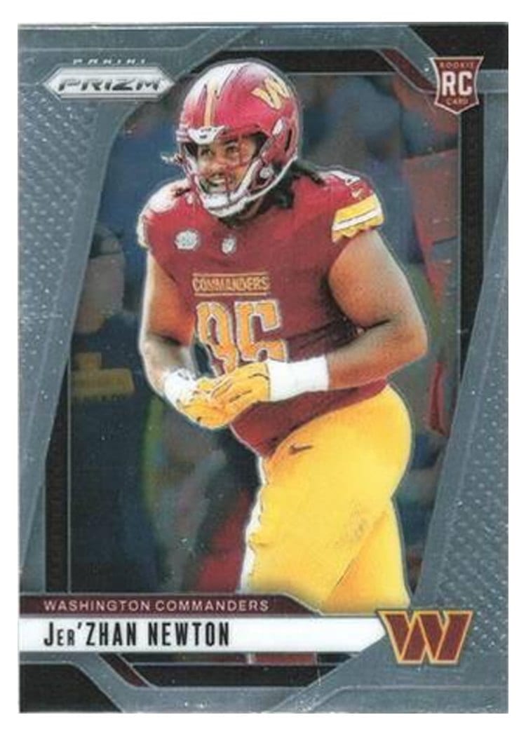 2024 Panini Prizm Base Set Jer'Zhan Newton #351 card