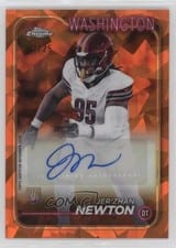 2024 Topps Chrome Sapphire Edition Rookies Autographs Sapphire Jer'Zhan Newton #RA-JNE card