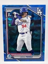 2024 Bowman Chrome Sapphire Edition Prospects Jeral Perez #BCP-158 card