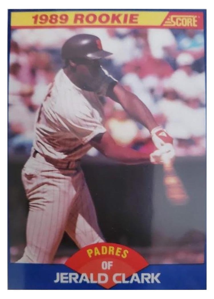 1989 Score Jerald Clark #644 card