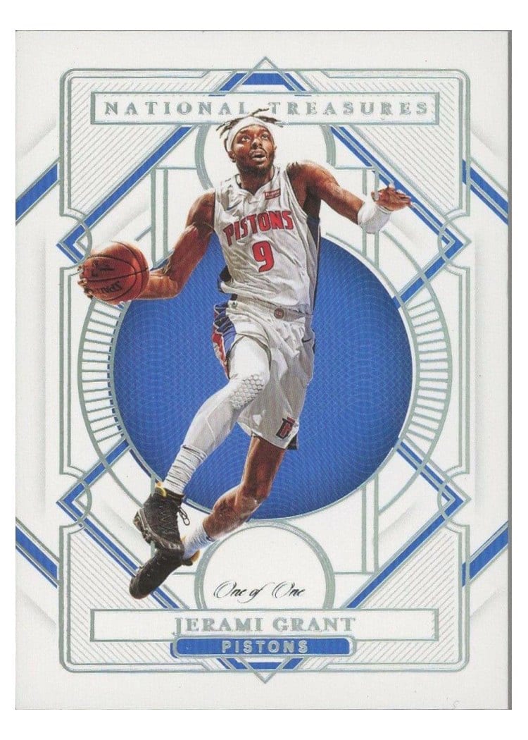 2020-21 Panini National Treasures Base Set Jerami Grant #63 card