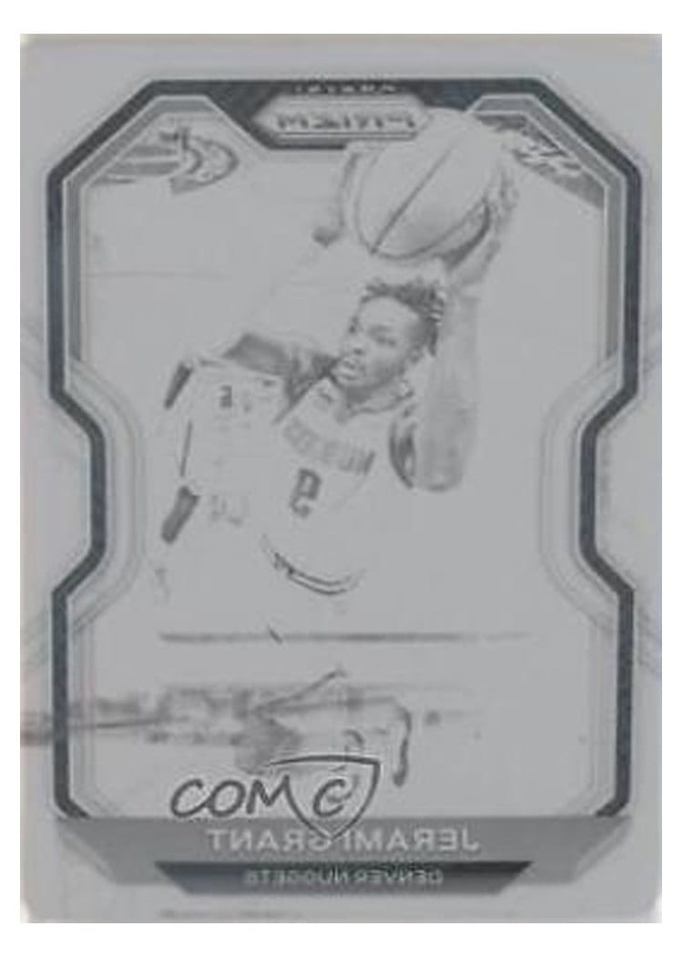 2020-21 Panini Prizm Base Set Jerami Grant Black Gold Prizm #143 card