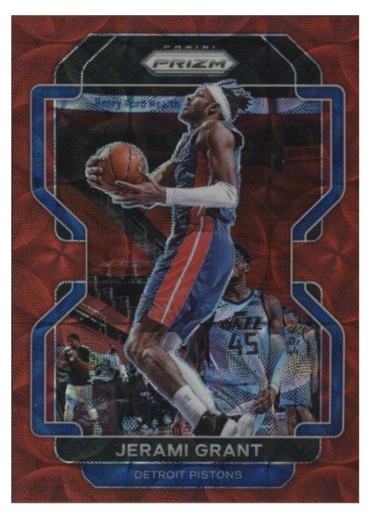 2021-22 Panini Prizm Base Set Jerami Grant #76 card