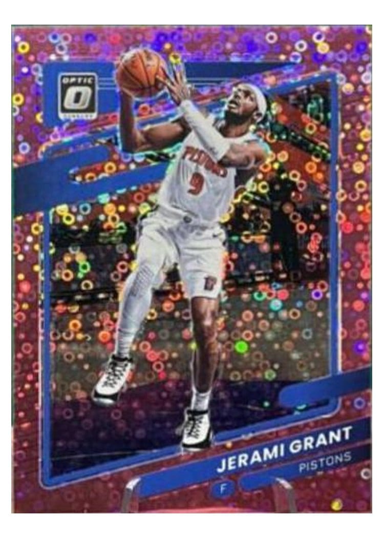 2021-22 Panini Prizm Base Set Jerami Grant Fast Break Bronze Prizm #76 card