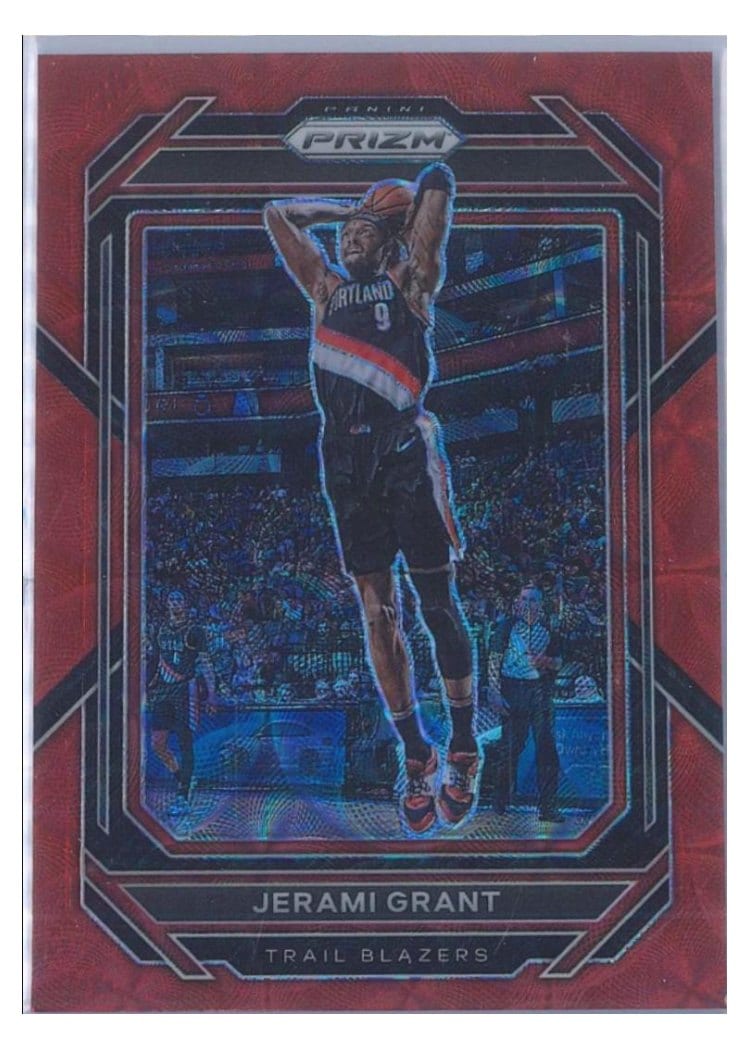 2022-23 Panini Prizm Base Set Jerami Grant #58 card