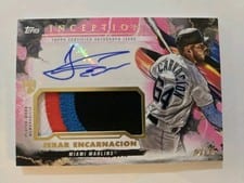 2023 Topps Inception Autograph Patch Cards Jerar Encarnacion #IAP-JE card