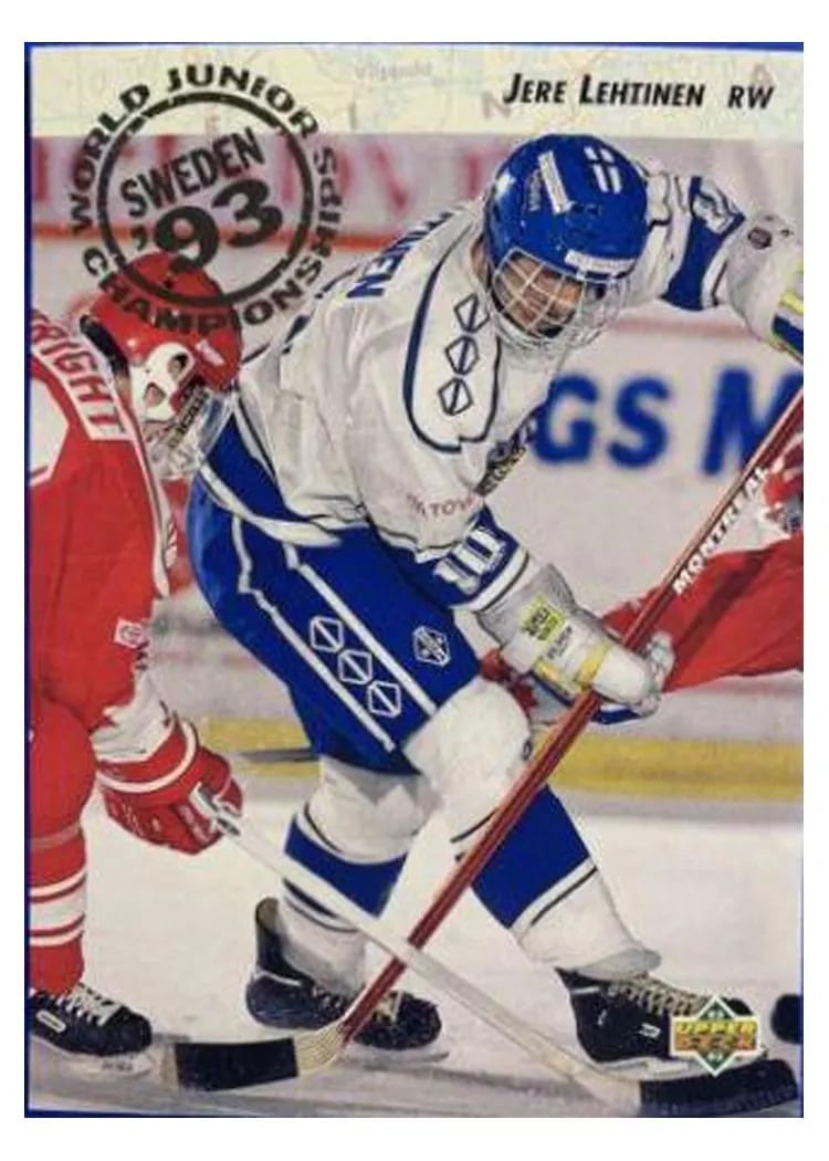 1992 Upper Deck Jere Lehtinen #615 card