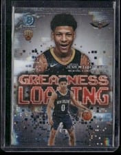 2025-26 Bowman Greatness Loading Jeremiah Fears #GL-7 card