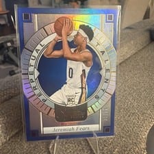 2025-26 Panini Signature Series Perpetual Talents Jeremiah Fears #25 card