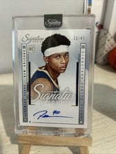 2025-26 Panini Signature Series Signature Headlines Jeremiah Fears #4 card