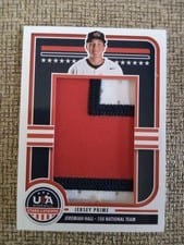 2025 Panini Stars & Stripes Jumbo Material Jersey Jeremiah Hall #JMJ-VV