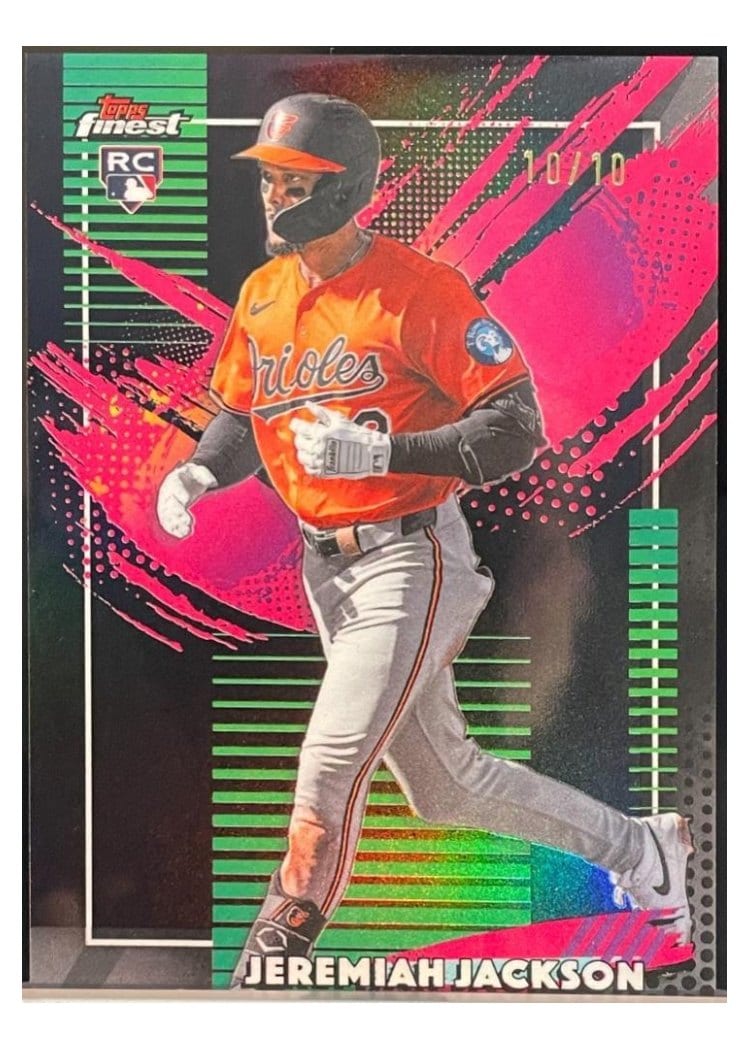 2026 Topps Finest Jeremiah Jackson Black Refractor #223 card