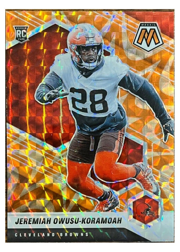 2021 Panini Mosaic Base Set Jeremiah Owusu-Koramoah #365 card