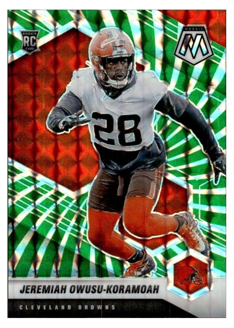 2021 Panini Mosaic Base Set Jeremiah Owusu-Koramoah #365 card