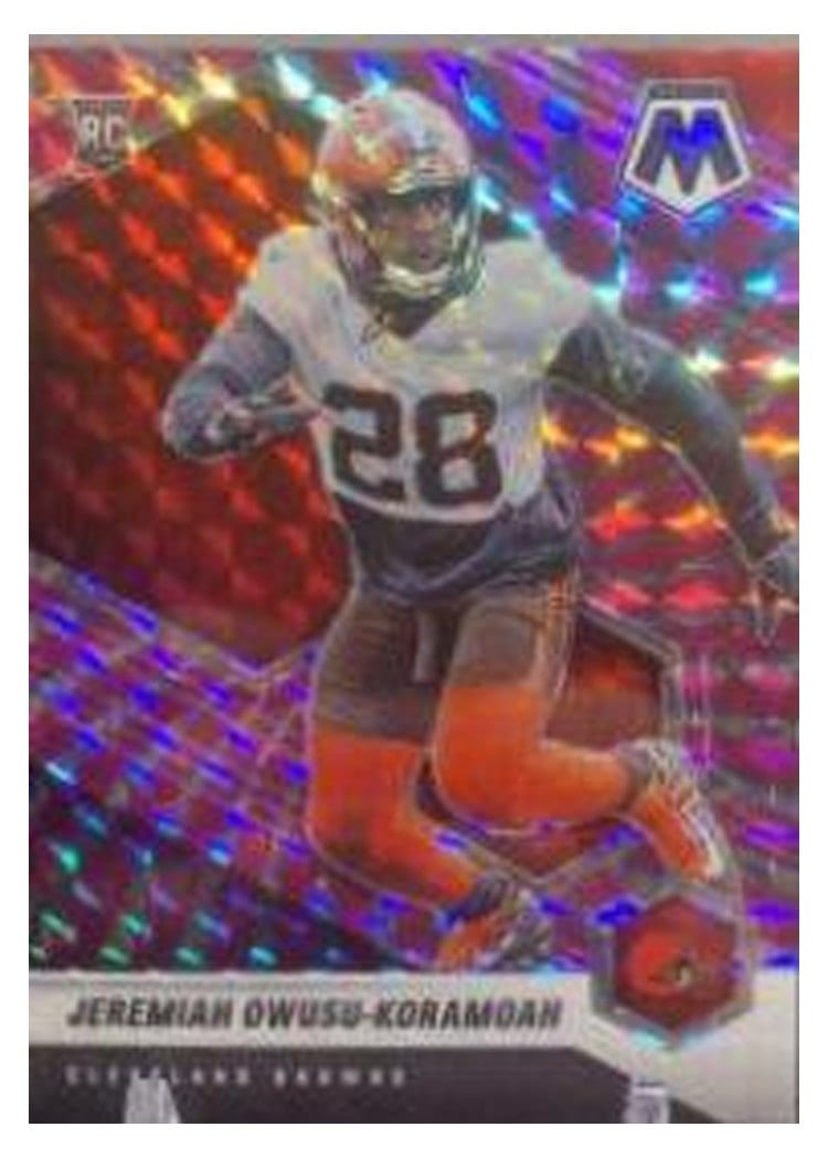 2021 Panini Mosaic Base Set Jeremiah Owusu-Koramoah #365 card