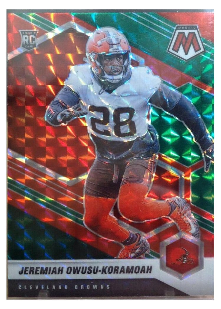 2021 Panini Mosaic Base Set Jeremiah Owusu-Koramoah #365 card