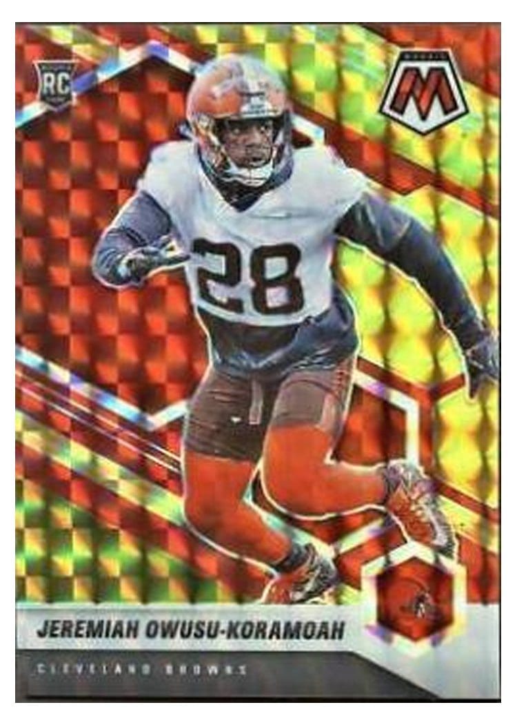 2021 Panini Mosaic Base Set Jeremiah Owusu-Koramoah #365 card