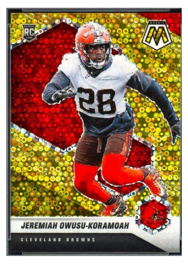 2021 Panini Mosaic Base Set Jeremiah Owusu-Koramoah #365 card
