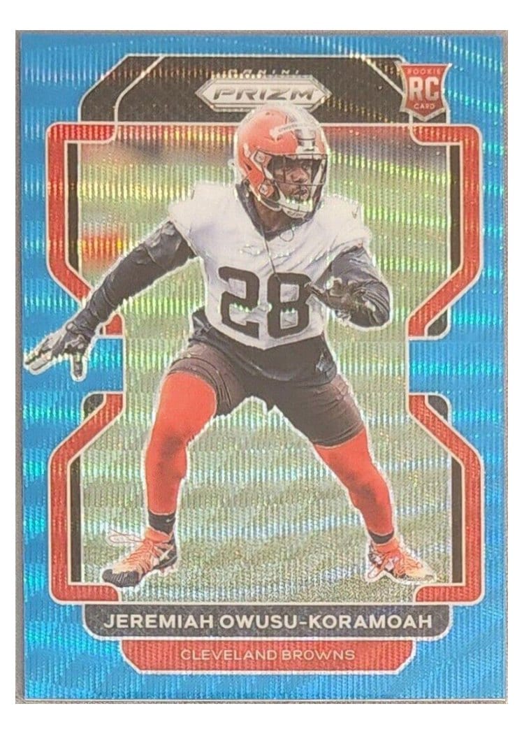 2021 Panini Prizm Base Set Jeremiah Owusu-Koramoah #389 card