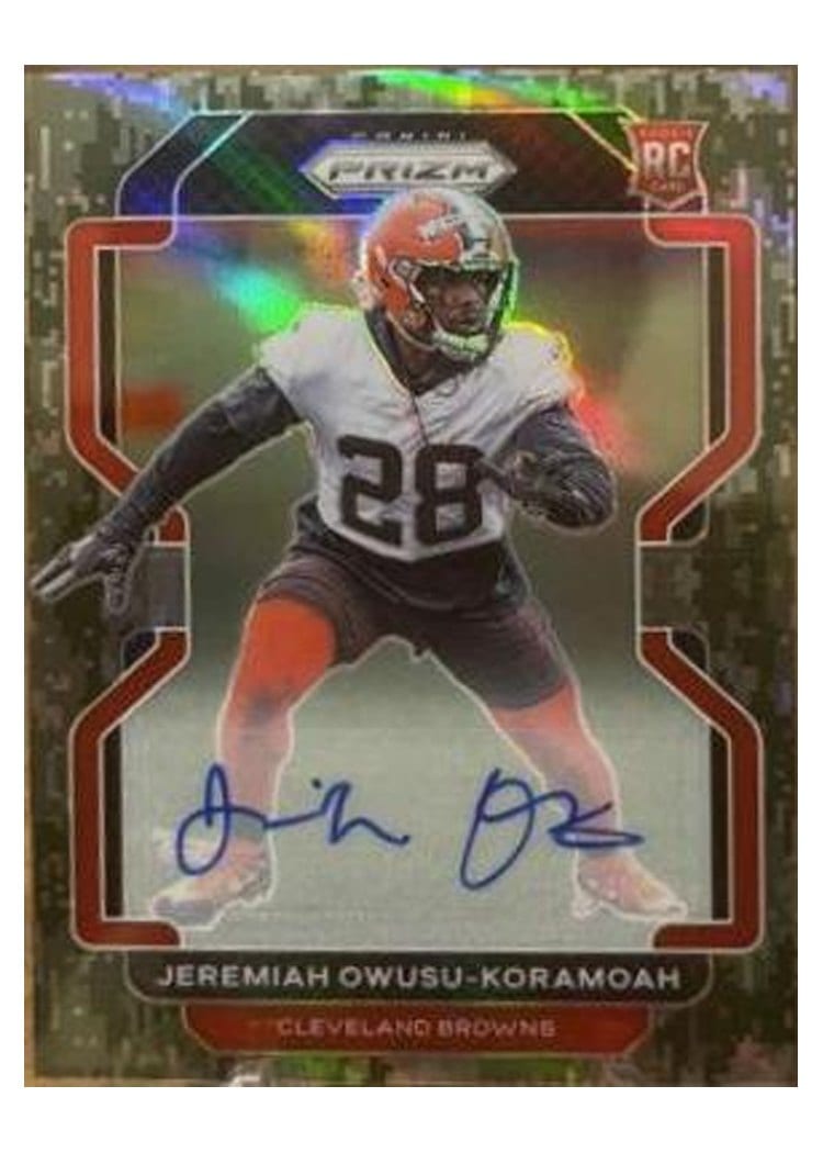 2021 Panini Prizm Base Set Jeremiah Owusu-Koramoah #389 card