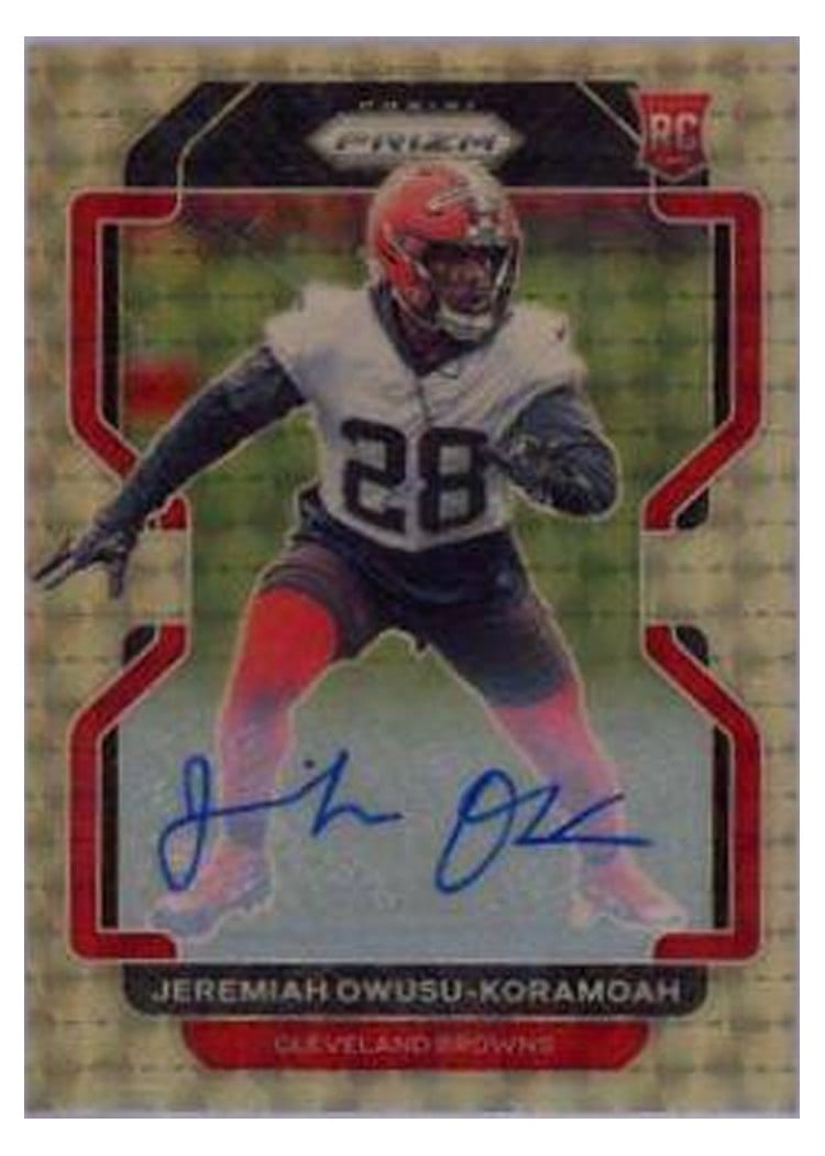 2021 Panini Prizm Base Set Jeremiah Owusu-Koramoah #389 card