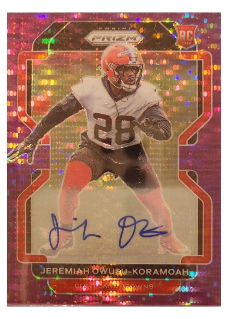 2021 Panini Prizm Base Set Jeremiah Owusu-Koramoah #389 card