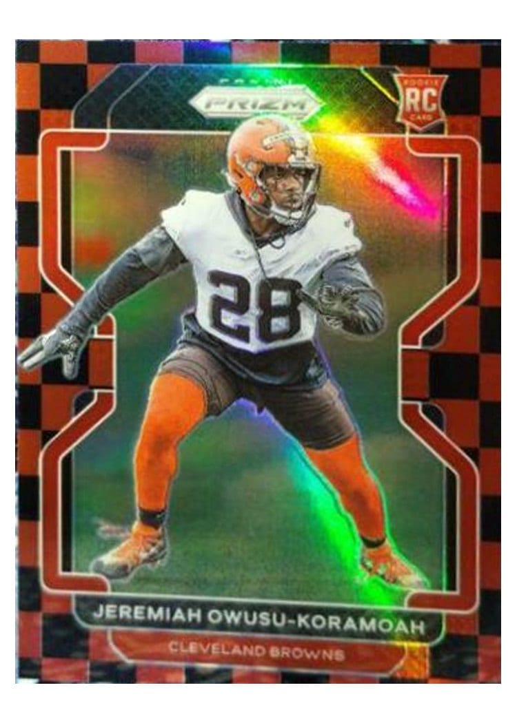 2021 Panini Prizm Base Set Jeremiah Owusu-Koramoah #389 card