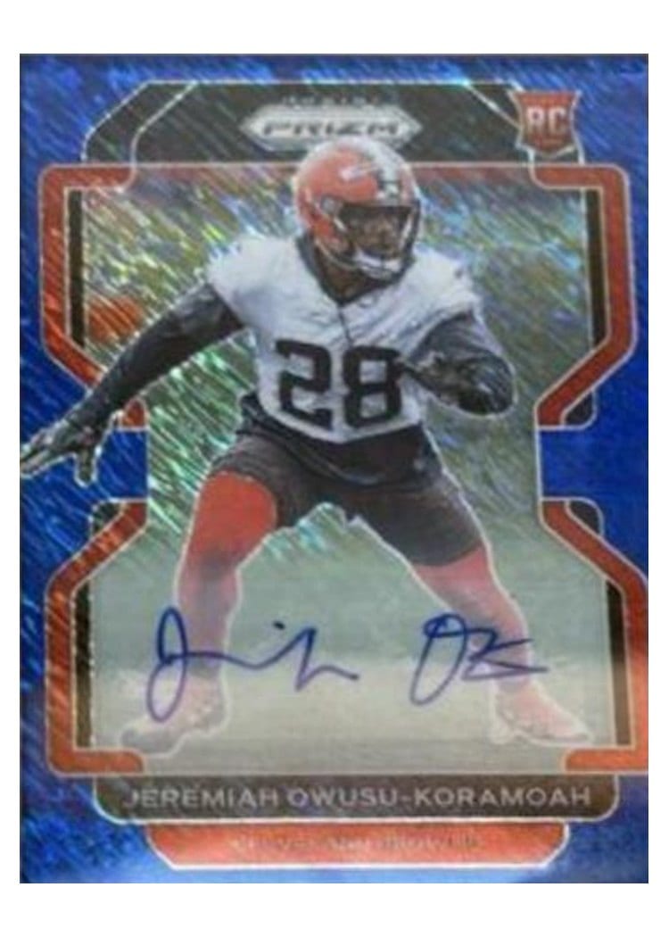 2021 Panini Prizm Base Set Jeremiah Owusu-Koramoah #389 card