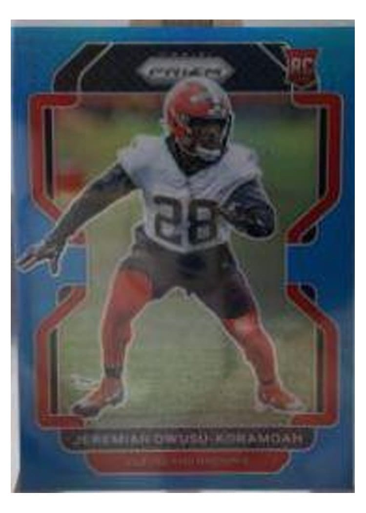 2021 Panini Prizm Base Set Jeremiah Owusu-Koramoah #389 card