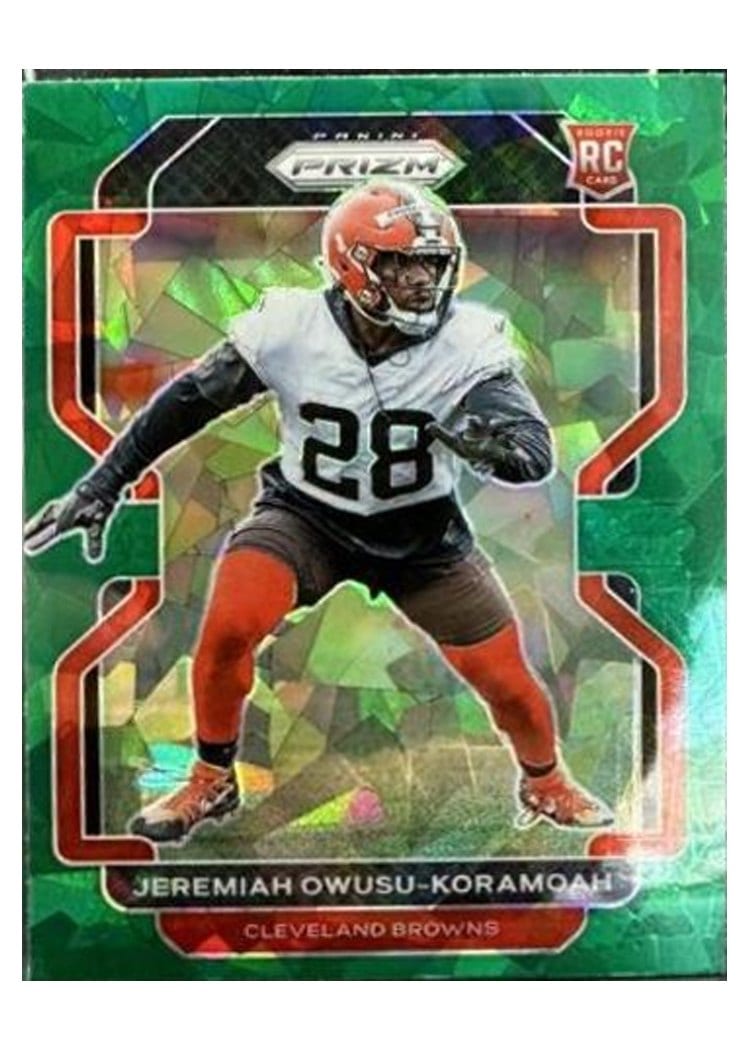 2021 Panini Prizm Base Set Jeremiah Owusu-Koramoah #389 card