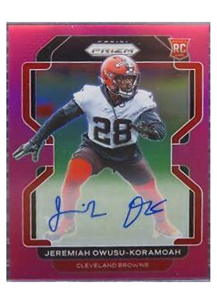 2021 Panini Prizm Base Set Jeremiah Owusu-Koramoah #389 card