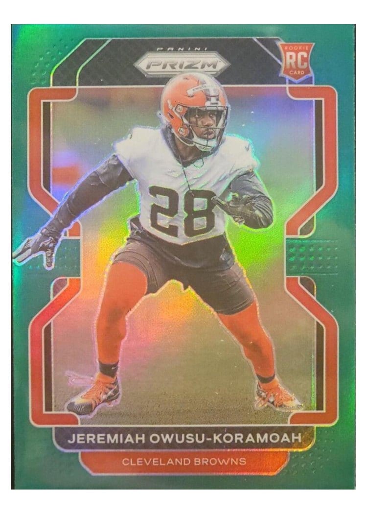 2021 Panini Prizm Base Set Jeremiah Owusu-Koramoah #389 card