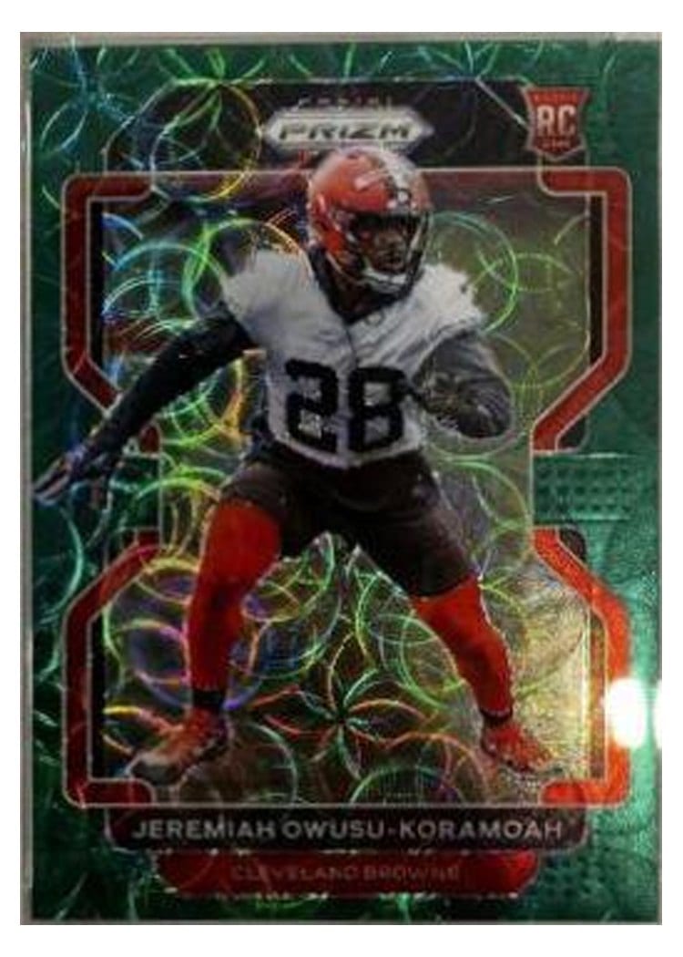 2021 Panini Prizm Base Set Jeremiah Owusu-Koramoah #389 card
