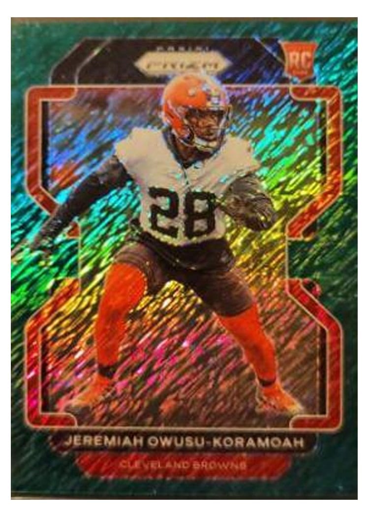 2021 Panini Prizm Base Set Jeremiah Owusu-Koramoah #389 card