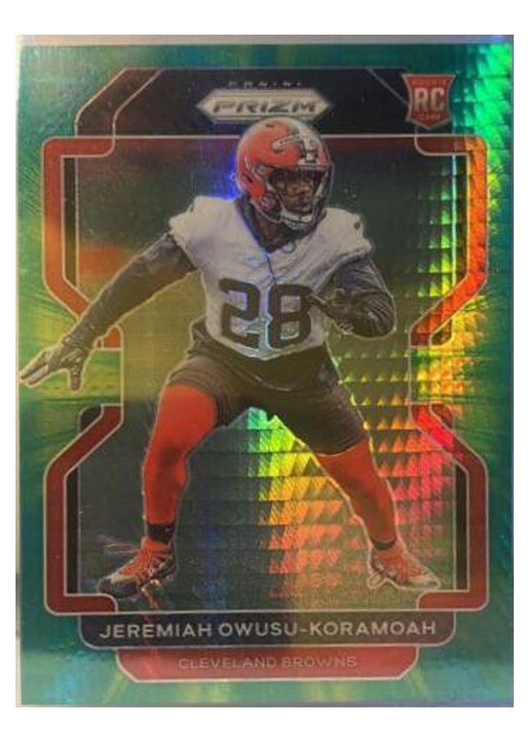 2021 Panini Prizm Base Set Jeremiah Owusu-Koramoah #389 card