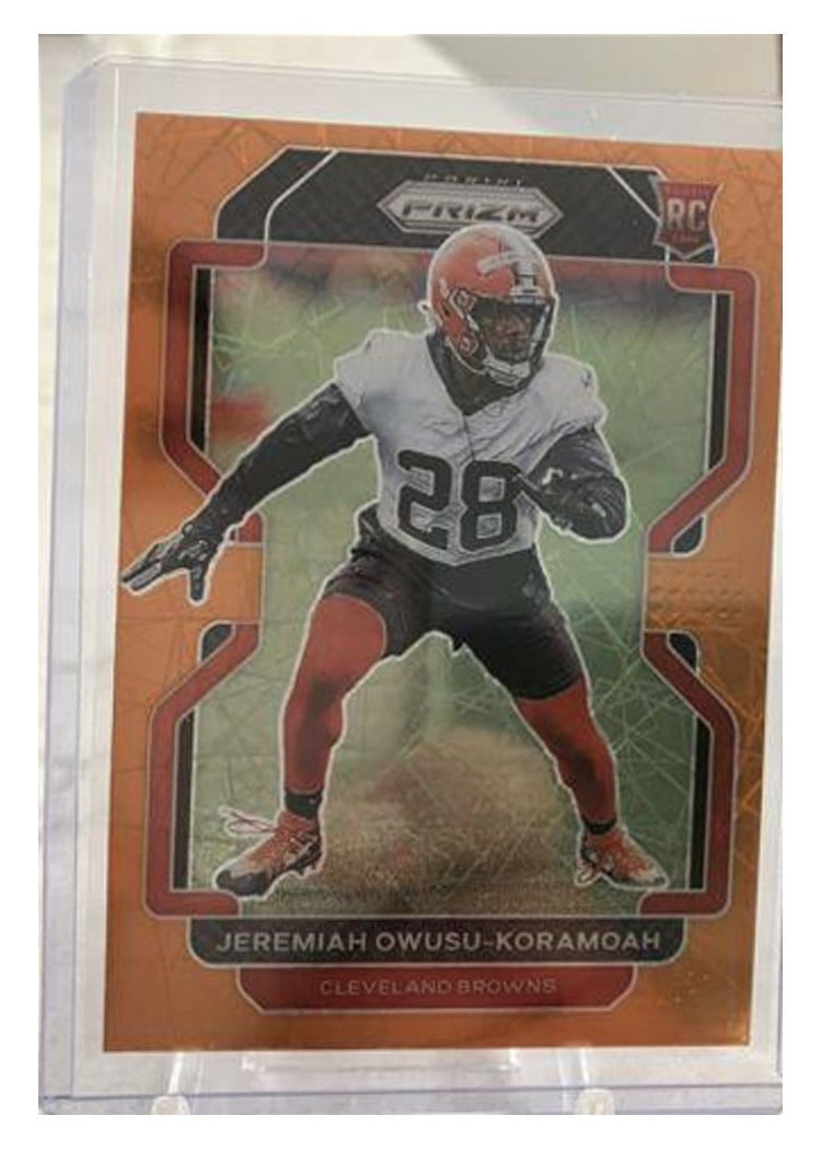 2021 Panini Prizm Base Set Jeremiah Owusu-Koramoah #389 card