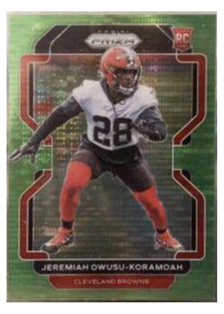 2021 Panini Prizm Base Set Jeremiah Owusu-Koramoah #389 card