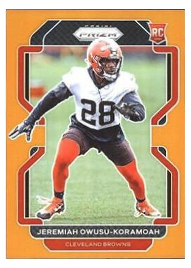 2021 Panini Prizm Base Set Jeremiah Owusu-Koramoah #389 card