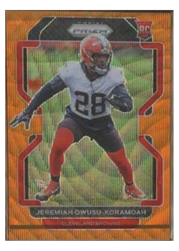 2021 Panini Prizm Base Set Jeremiah Owusu-Koramoah #389 card