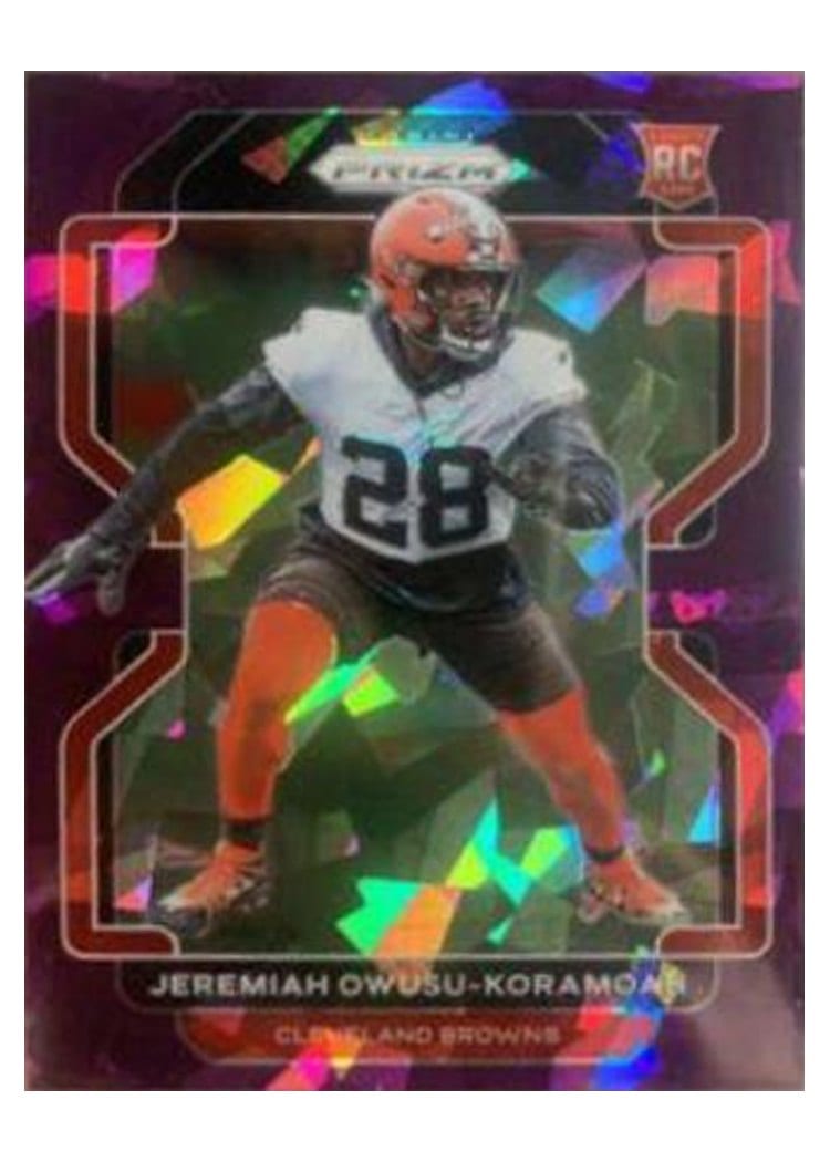 2021 Panini Prizm Base Set Jeremiah Owusu-Koramoah #389 card
