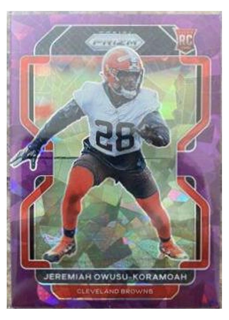 2021 Panini Prizm Base Set Jeremiah Owusu-Koramoah #389 card