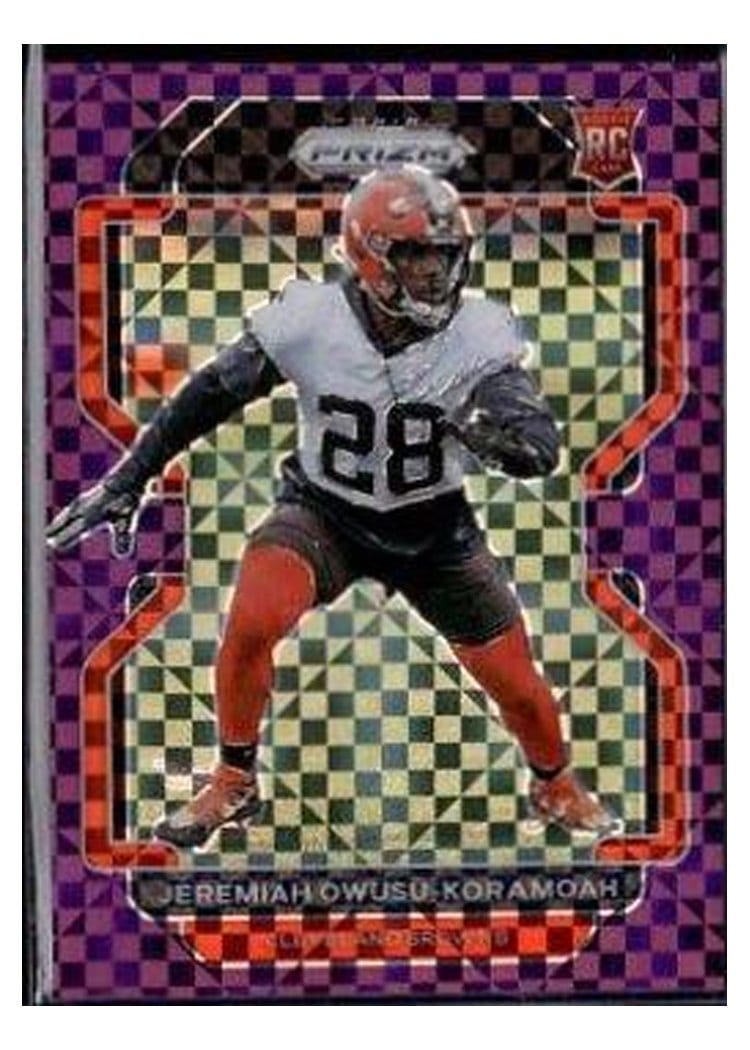 2021 Panini Prizm Base Set Jeremiah Owusu-Koramoah #389 card
